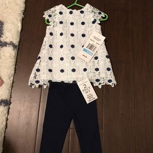 NWT Rare Editions outfit size 3-6 months